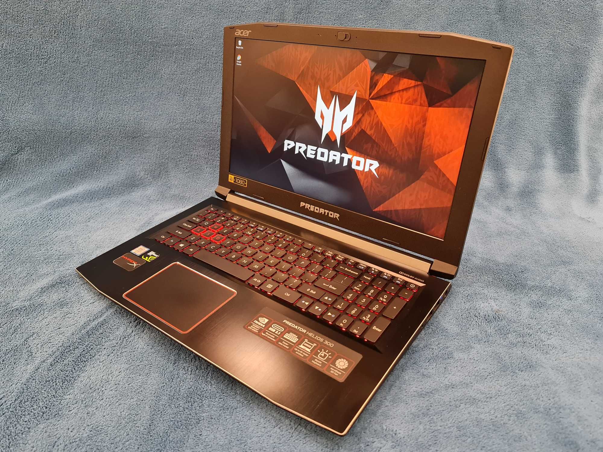 Laptop gaming Acer Predator, intel core- i7 , ram 16 gb, video nvidia