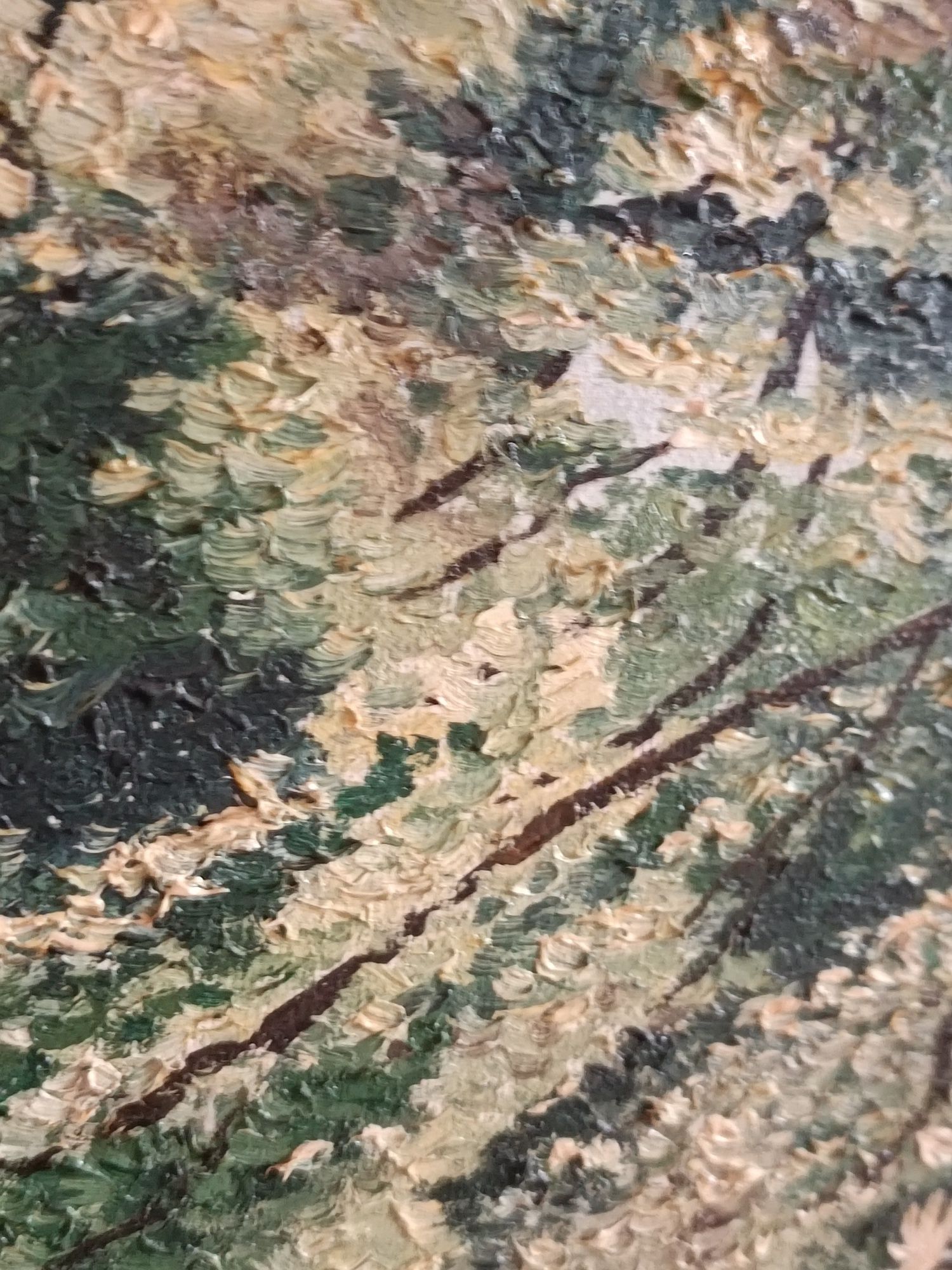 Pictură pe panza după opera lui Monet