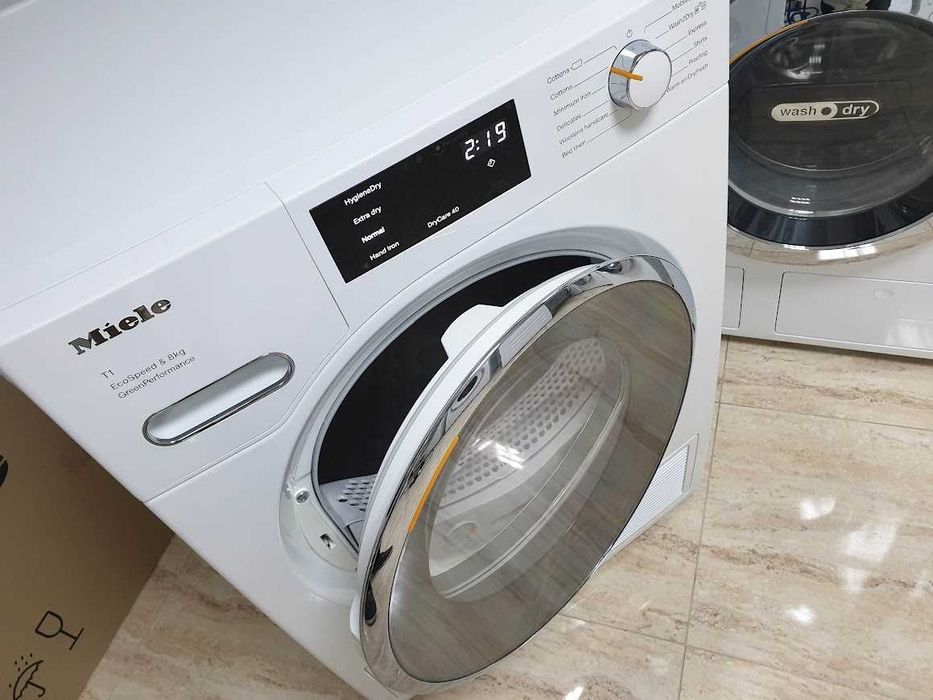Wi-Fi Miele Сушилня - Дясно Отваряне с Термопомпа Миеле 12м Гаранция