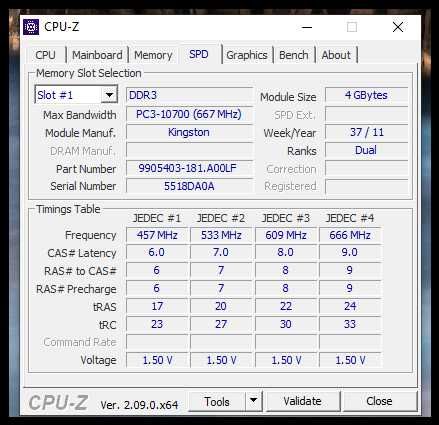 Памет 16GB (4x4GB) Kingston HyperX 1333 MHz DDR3