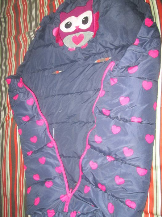 sac dormit cu inimioare bebe