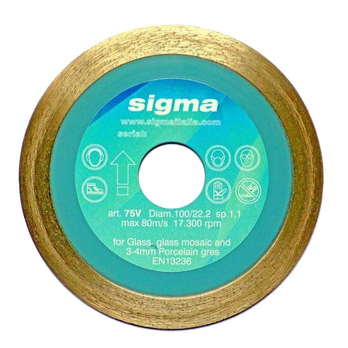 Disc diamantat Sigma art 75V 100 mm SG75V