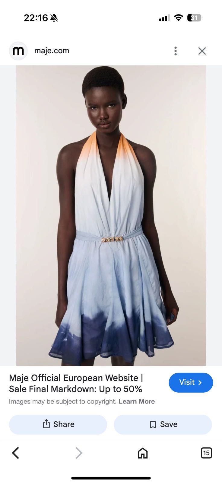 Sezane, Maje, Sandro, Max Mara, Balzac, Farm Rio рокля
