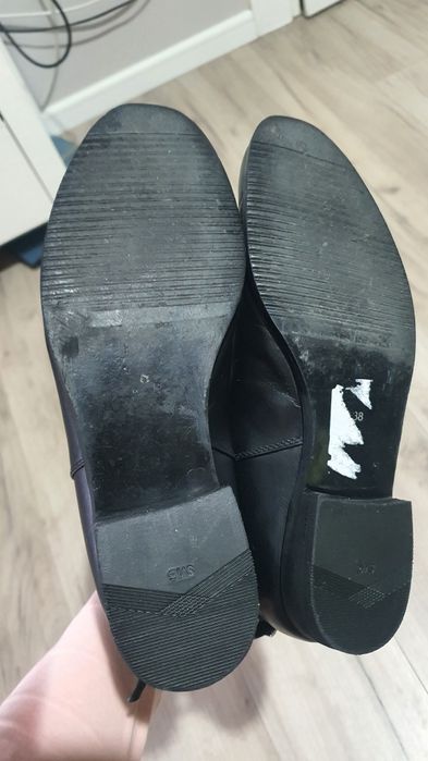 Ghete piele cu tinte 38