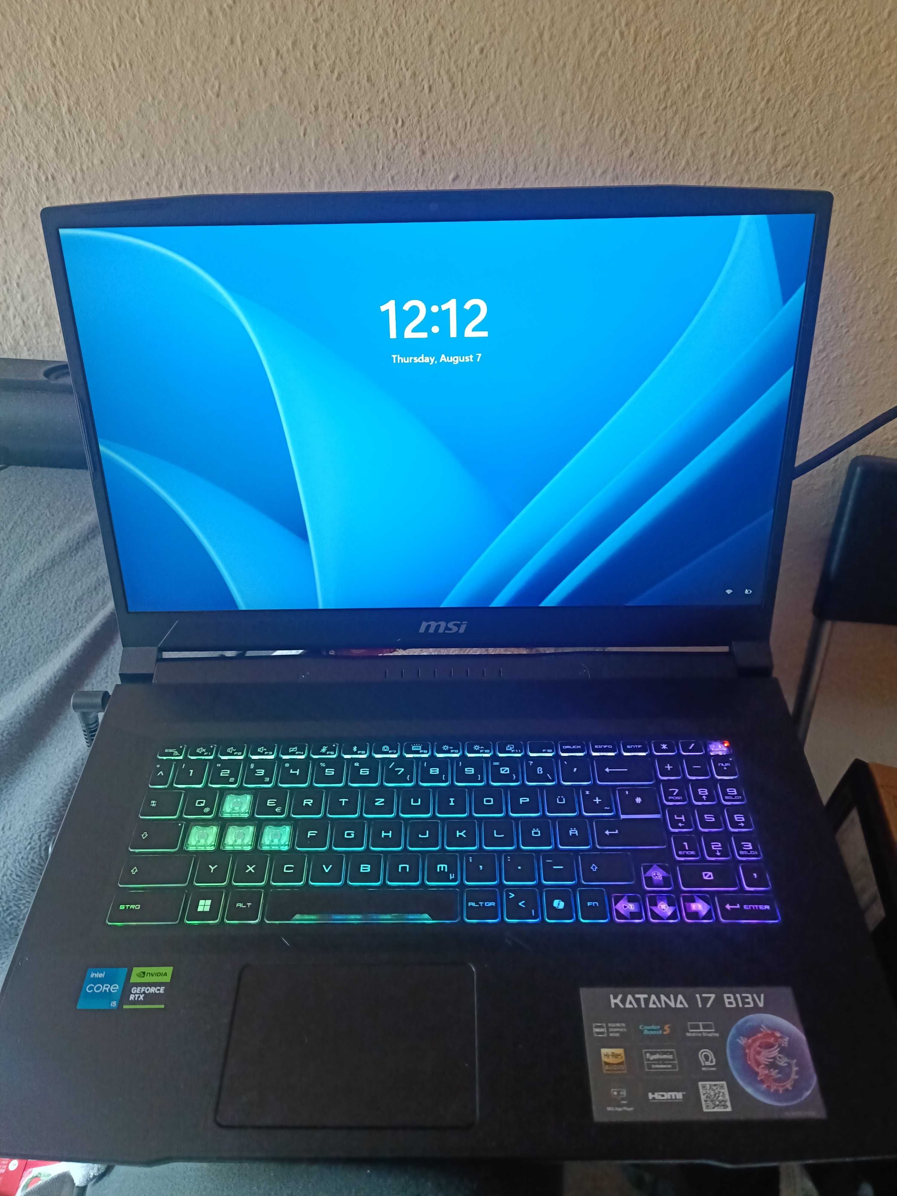 MSI Katana 17" gaming