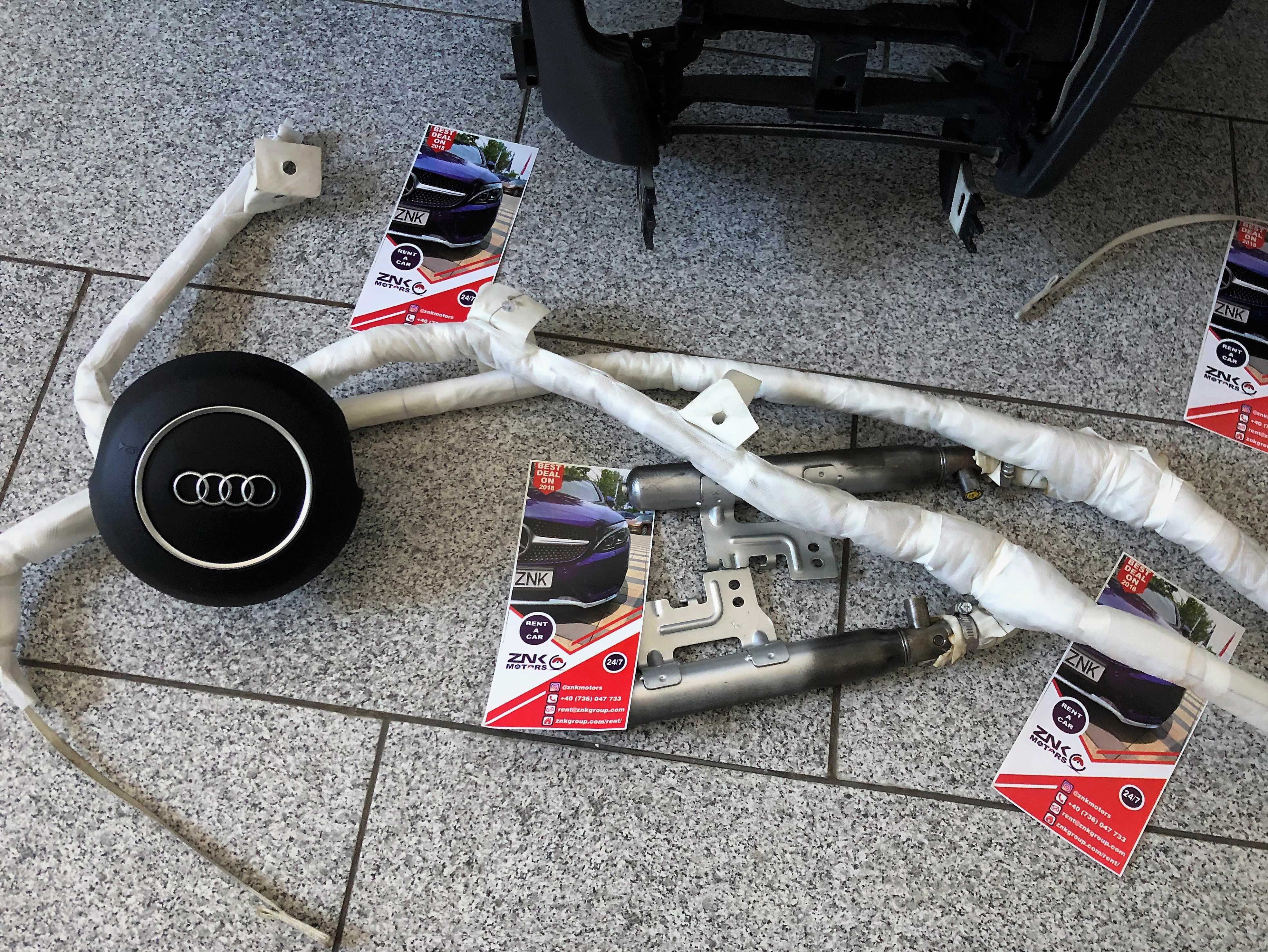 Audi a6 c7 4g plansa bord kit airbag volan pasager set centuri