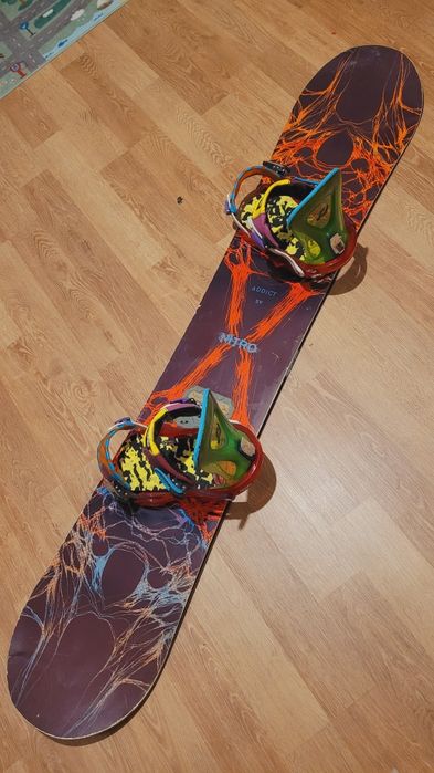 Placa snowboard NITRO 159 + legaturi RIDE + boots BURTON 43.5