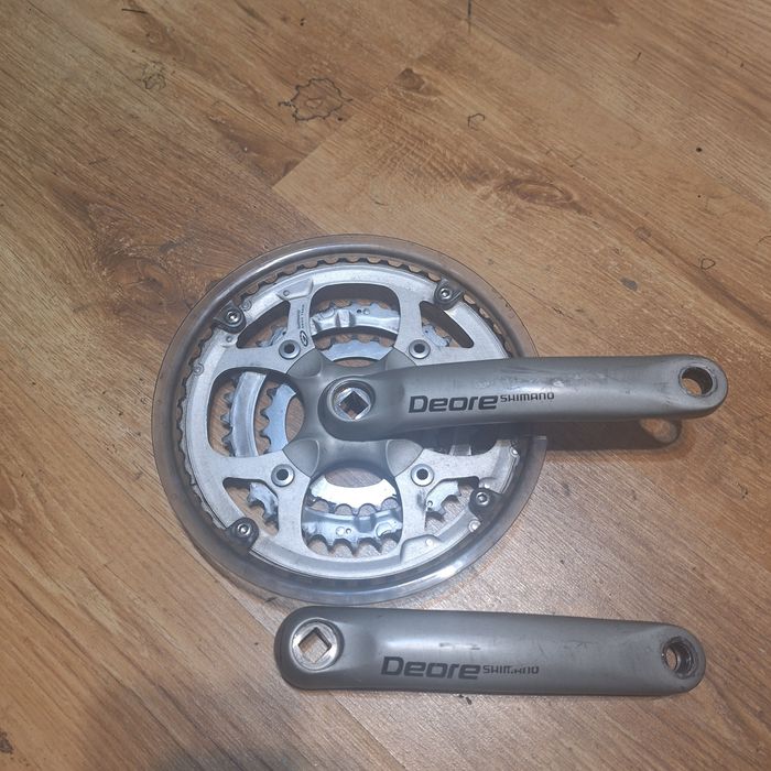 Roata spate dubll pe 28 echipata complet, angrenaj pedalier Shimano De