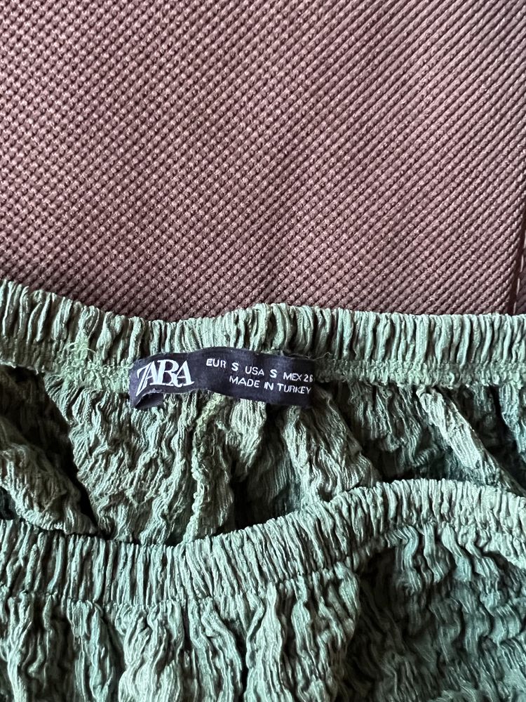 Зелен Комплект Потник и Панталон/Zara