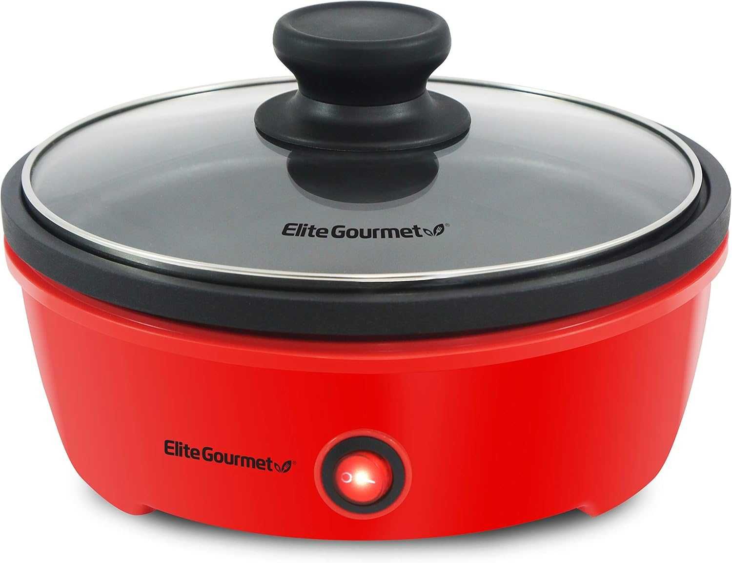 Elite Gourmet, бързо загряване, 650W ел. тиган с незалепващо покритие