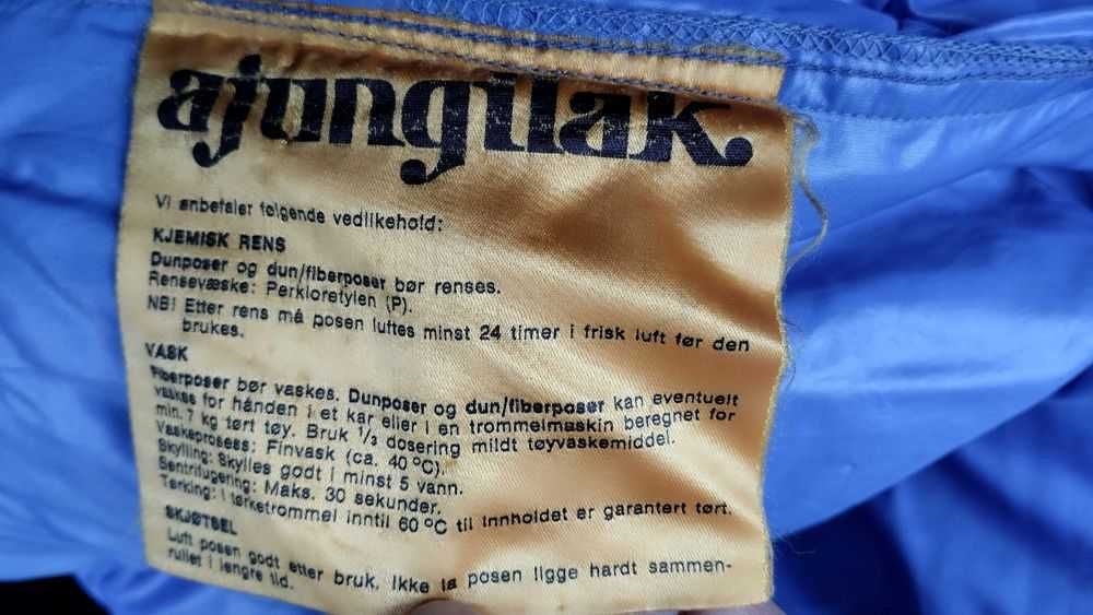 Спален чувал Ajungilak by Mammut Made in Norway 220см с гъши пух