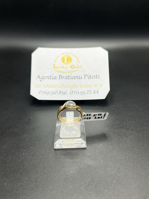 Inel aur 9k 4.95 gr marime 15 cod 13827