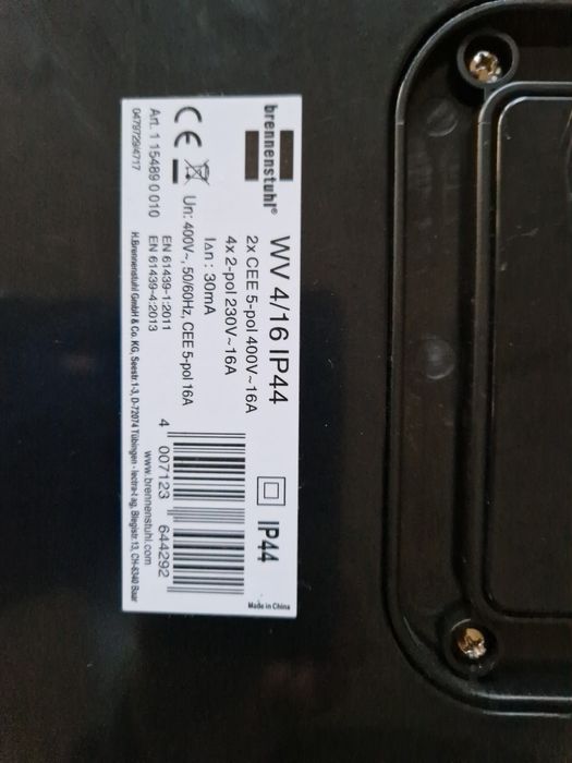 Brennenstuhl WV 4/16 - tablou electric portabil