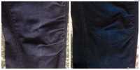 Покраска брюк в черный /синий цвет