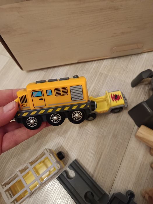 Traseu din lemn printre dinozauri