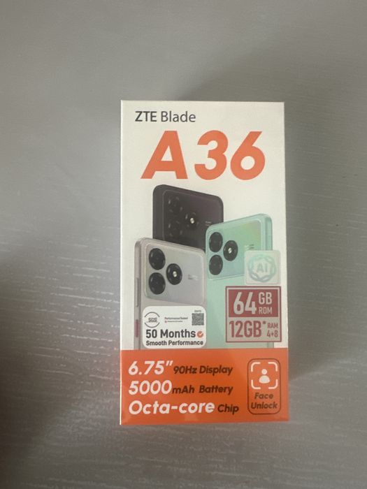 ZTE A36 смартфон