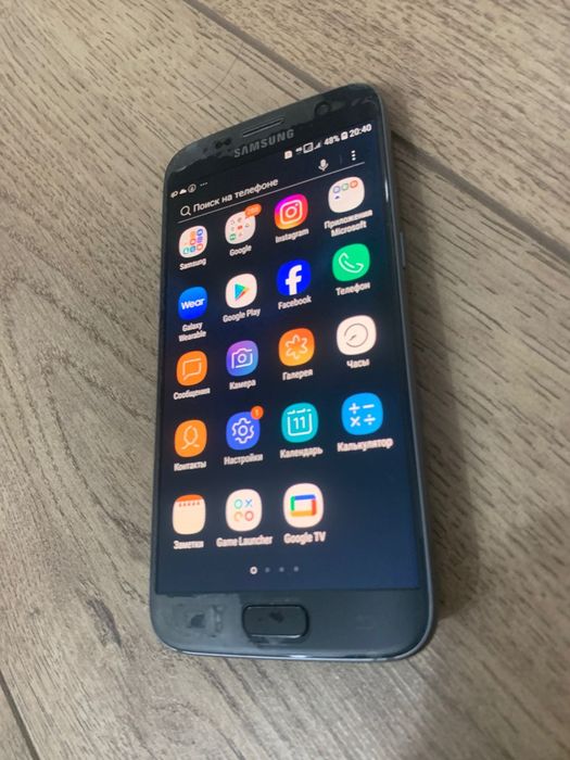Samsung S 7  Оригинал 32гб Выгорание абсолютно нет Отлично работает