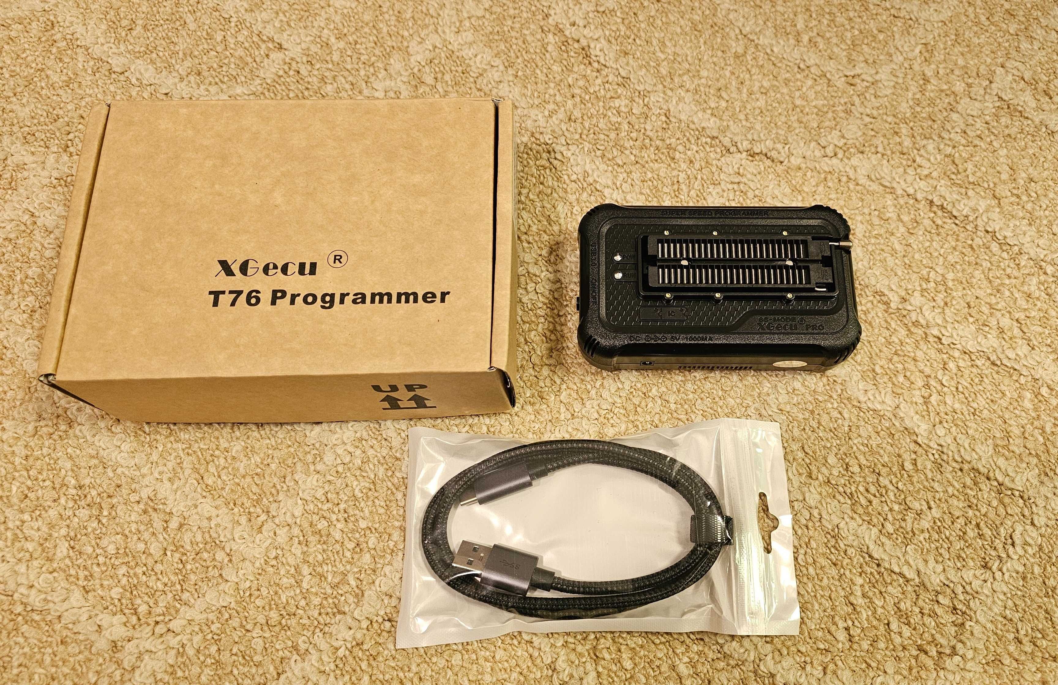 Programator memorii XGECU T76  Eeprom NOR NAND EMMC MCU GAL