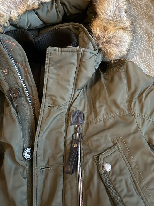 Дебела зимна шуба Tom Tailor