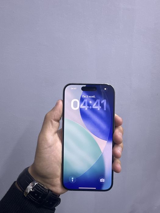 Iphone 15 Pro Titan karopka dak 2 ta simkartali 89% ,128 Gb , Ch/A