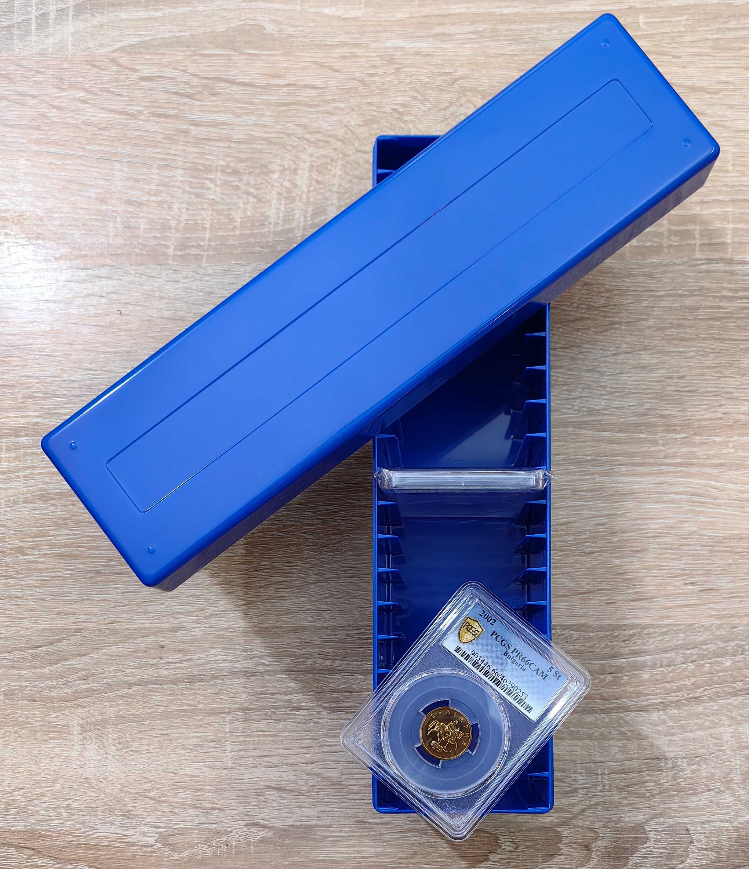PVC кутии за съхранение на сертифицирани монети NGC,PCGS