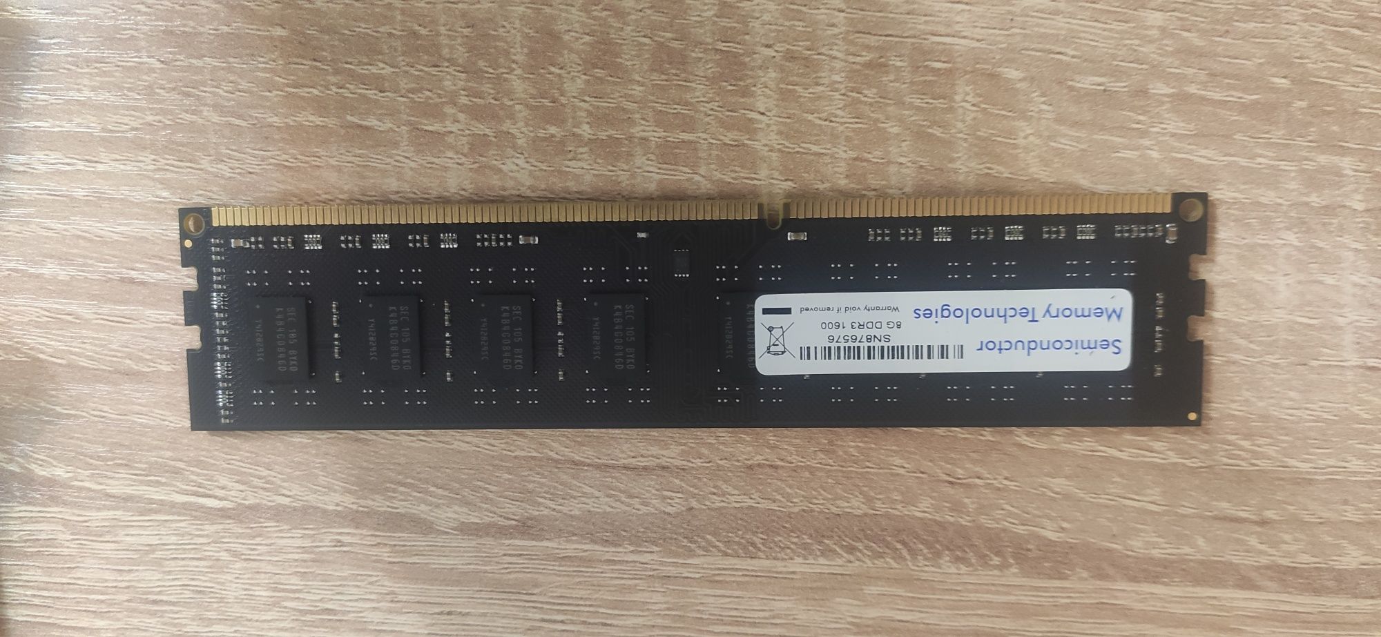 ОЗУ DDR3 8192mb 1600MHz