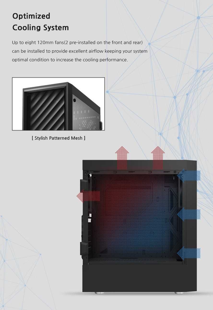 Zalman кутия за компютър Case ATX - T7
