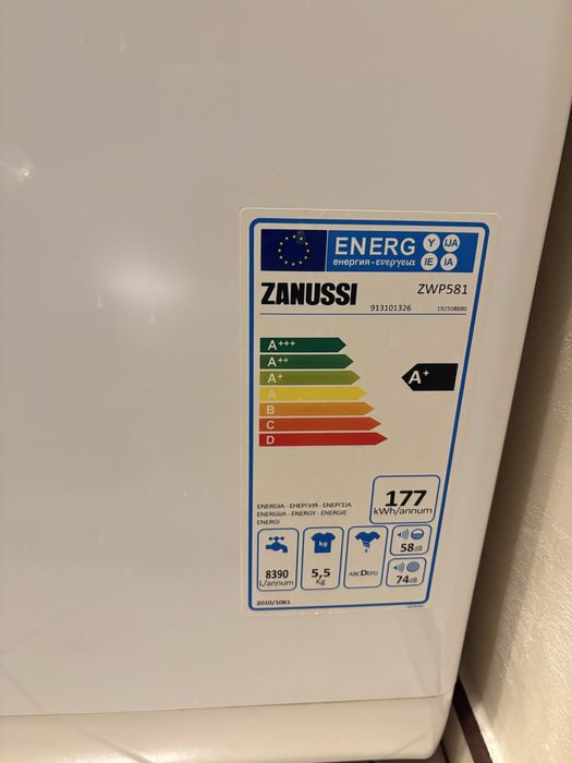 Пералня ZANUSSI 850 оборота