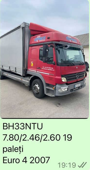 Camioane Mercedes ATEGO  7,490 kg  si  11990 kg de VANZARE