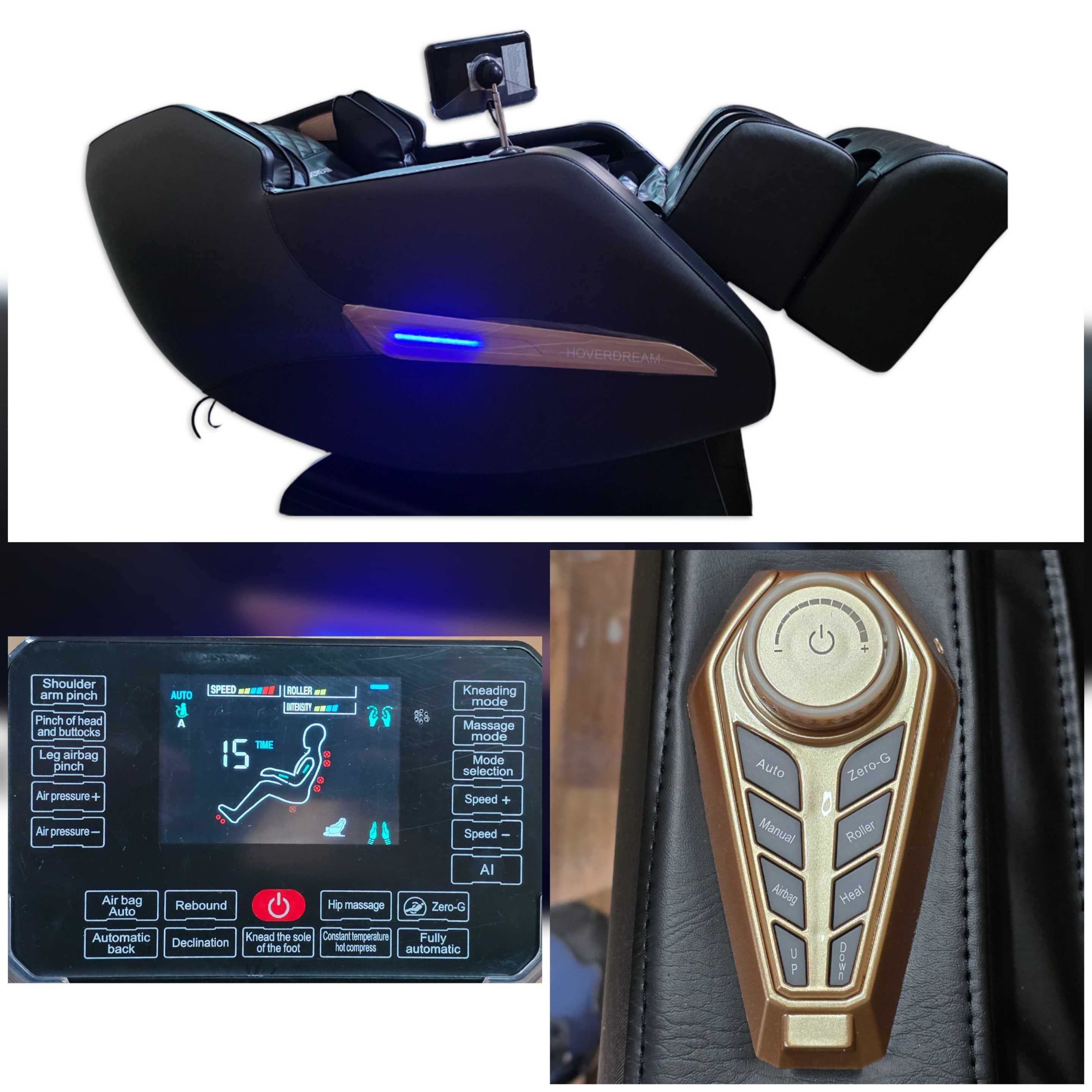 Fotoliu de masaj FULL (incalzire,0gravity,role, vibratii, perne -45%
