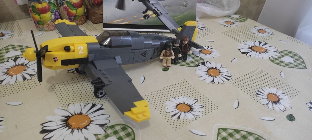 Детский конструктор военный самолёт