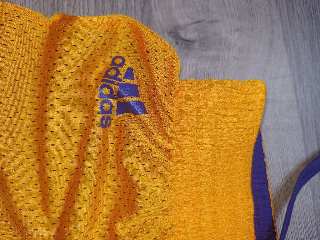 Pantaloni baschet NBA Adidas LA Lakers cu doua fețe