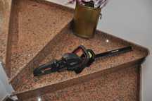 trimmer foarfeca tuns gardul Parkside 40v