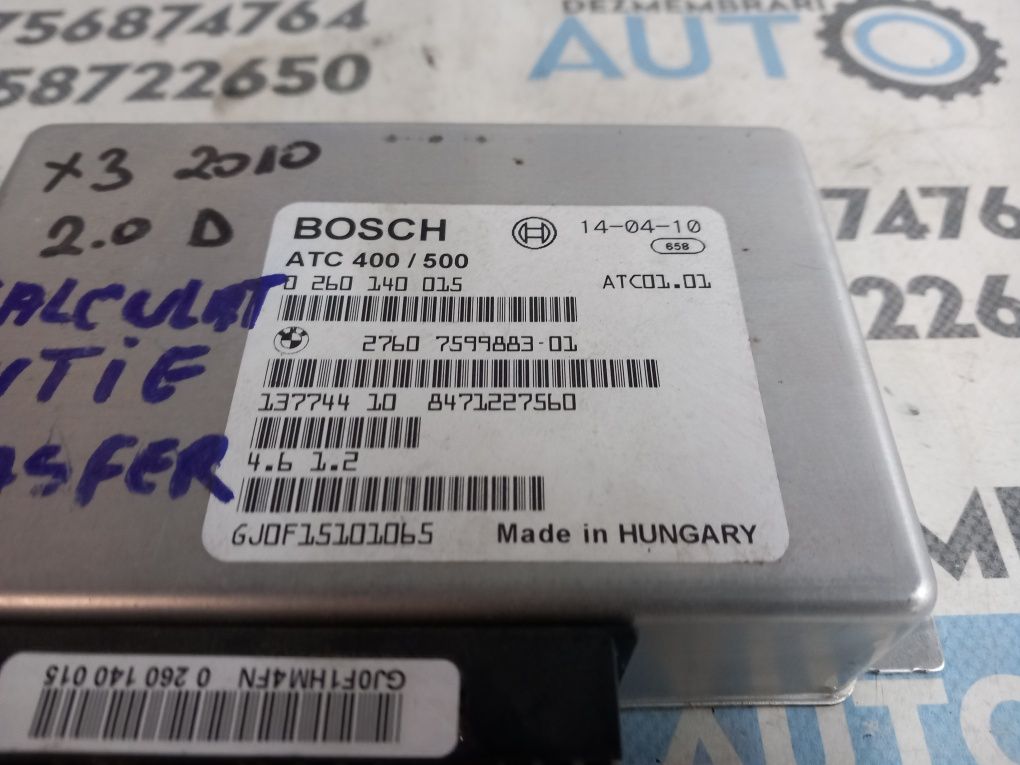 Calculator transfer cutie viteze BMW X3 X5