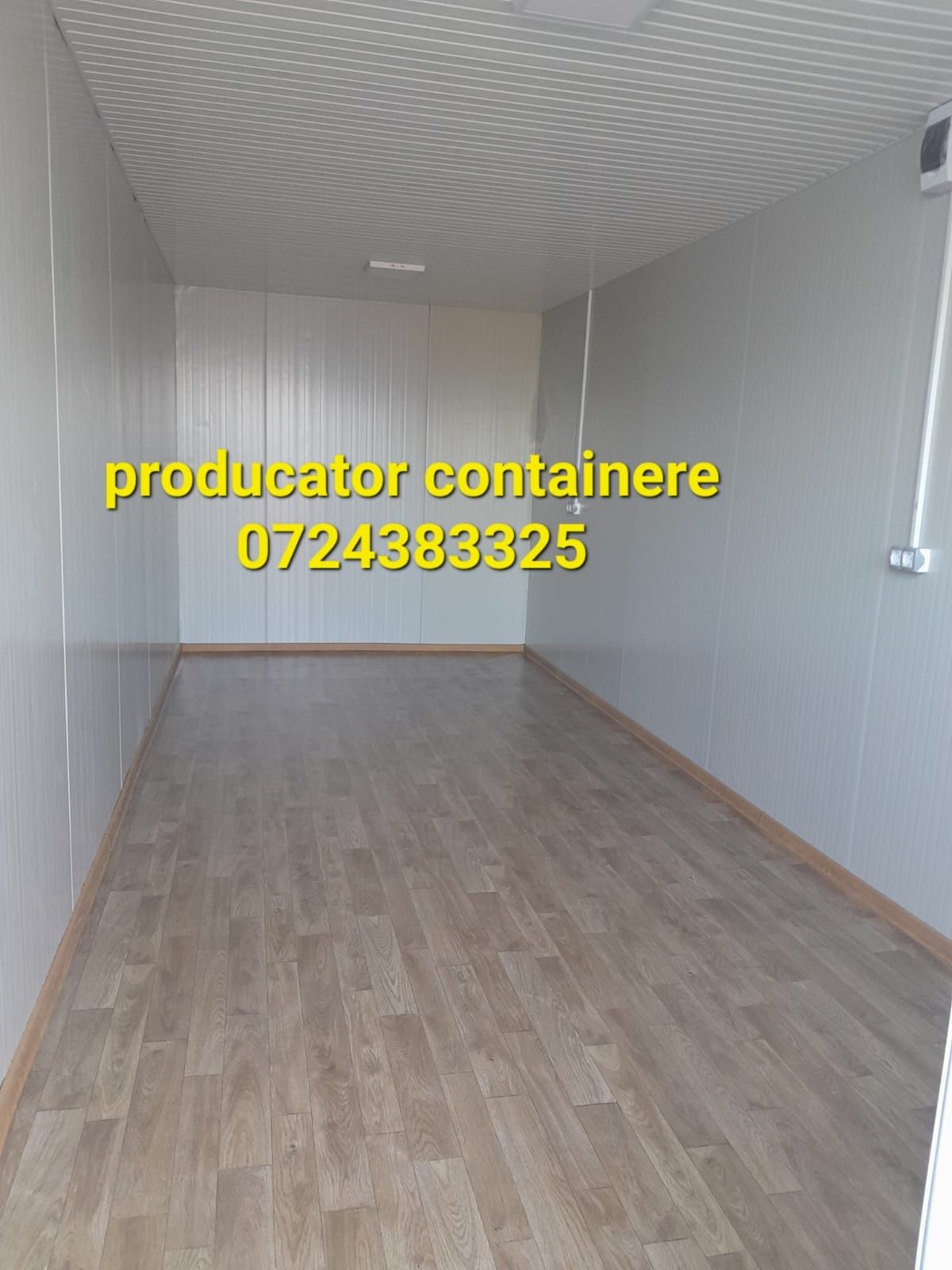 Vand container modular pentru birou șantier,  vestiar, grup sanitar