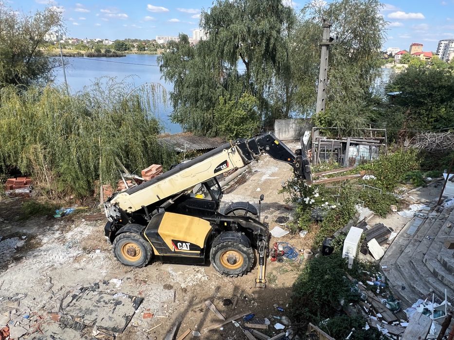 Vand caterpillar telehandler 417C ( manitou) cu brat de 17 metri