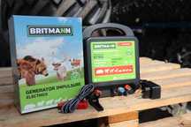 Generator de impulsuri DC 12/220V, 3 Joule 30km gard electric BRITMANN