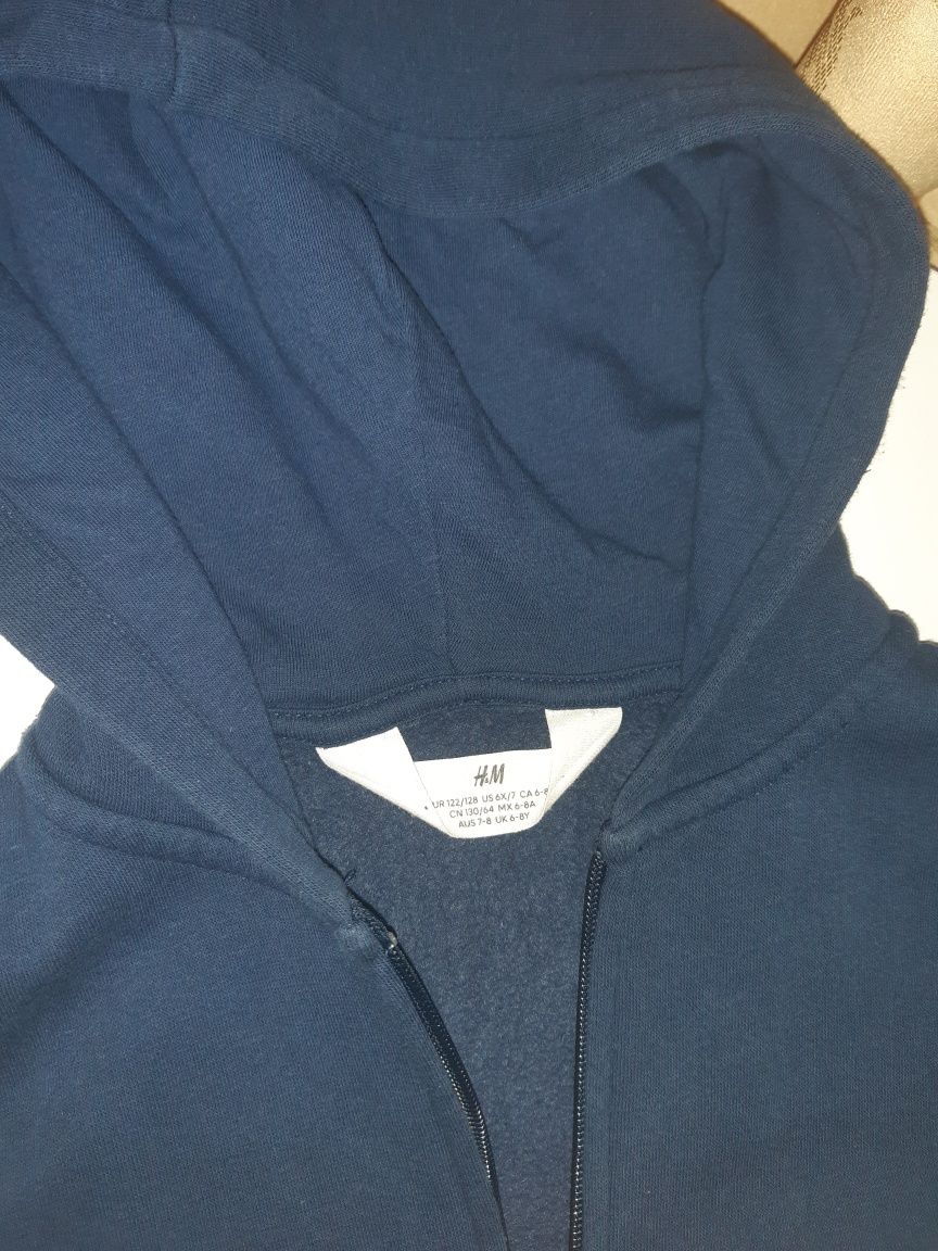 Hanorac H&M bleumarin 6-8 ani
