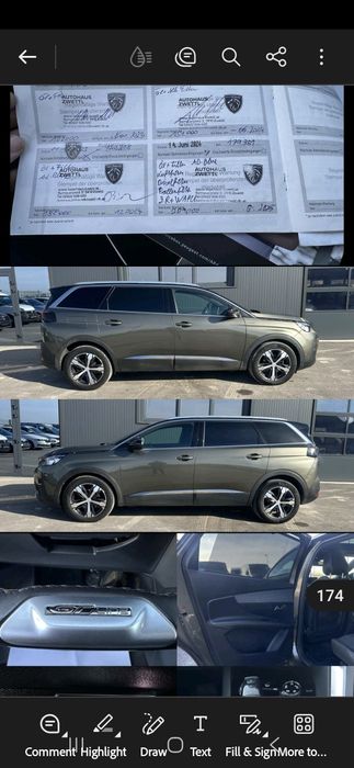 Vand/schimb Peugeot 5008 GT LINE