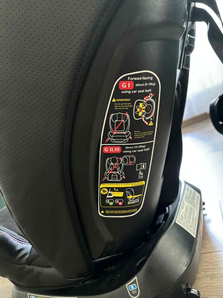 Столче за кола Chipolino - Техно 360, 0-36 kg, с Isofix