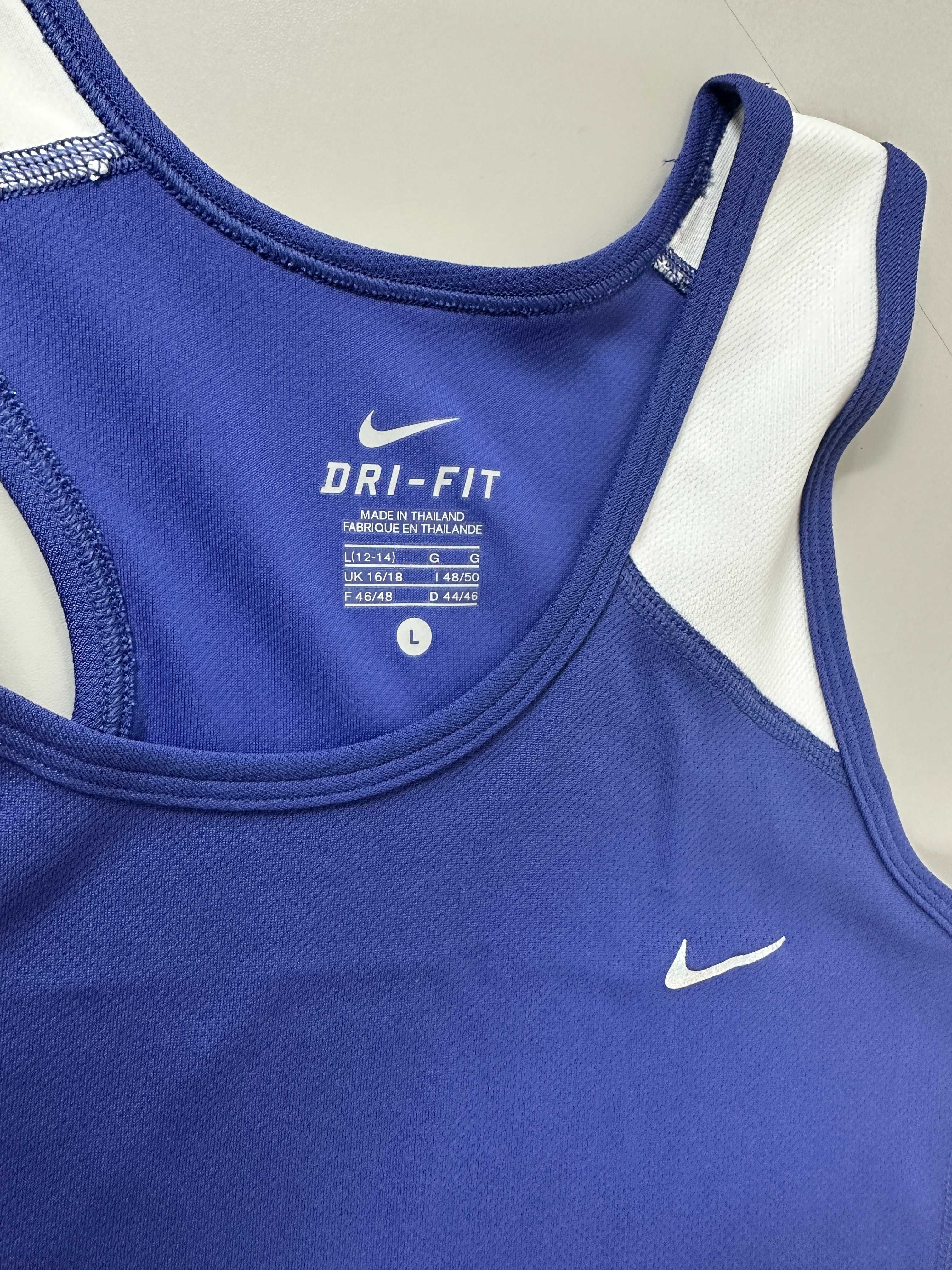 Maiou dama Nike marimea L albastru sport fitness alergare Dri Fit N59