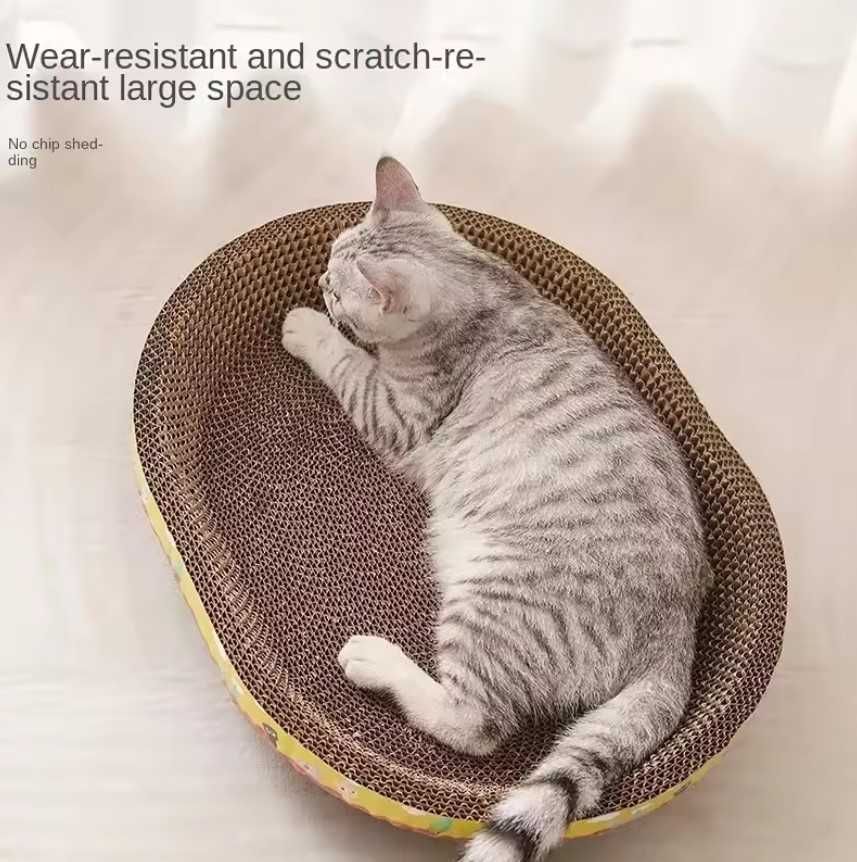 Драскалка за котки от гофрирана хартия 40x28x8см