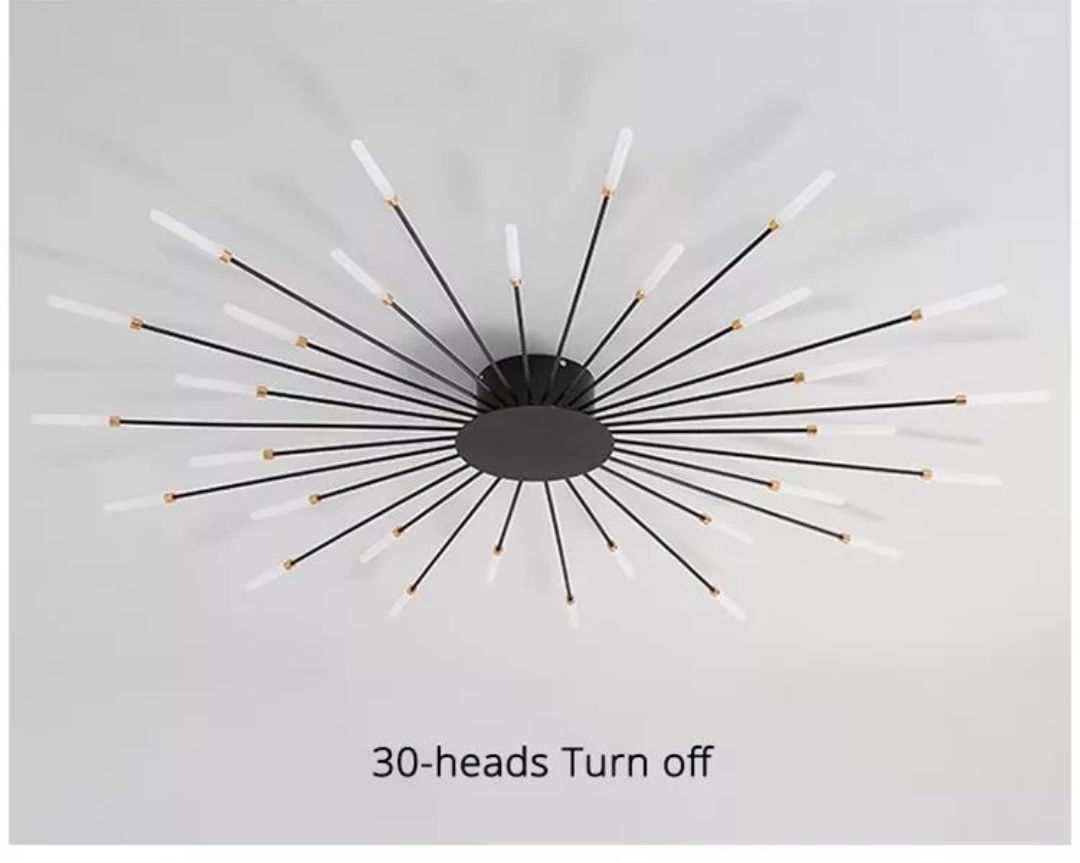 Златиста LED лампа фойерверк 30W