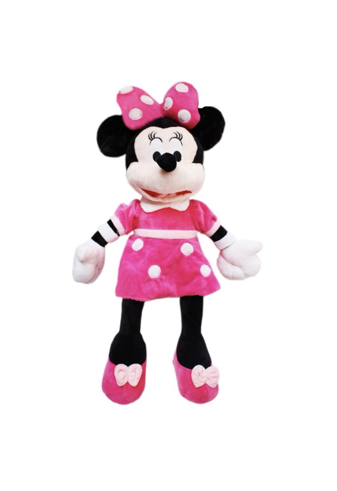 Jucarie de plus Minnie Mouse, roz sau rosu, 40 cm, NOUA