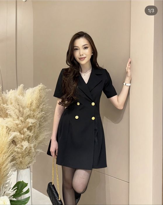 Черное платье М размер новый