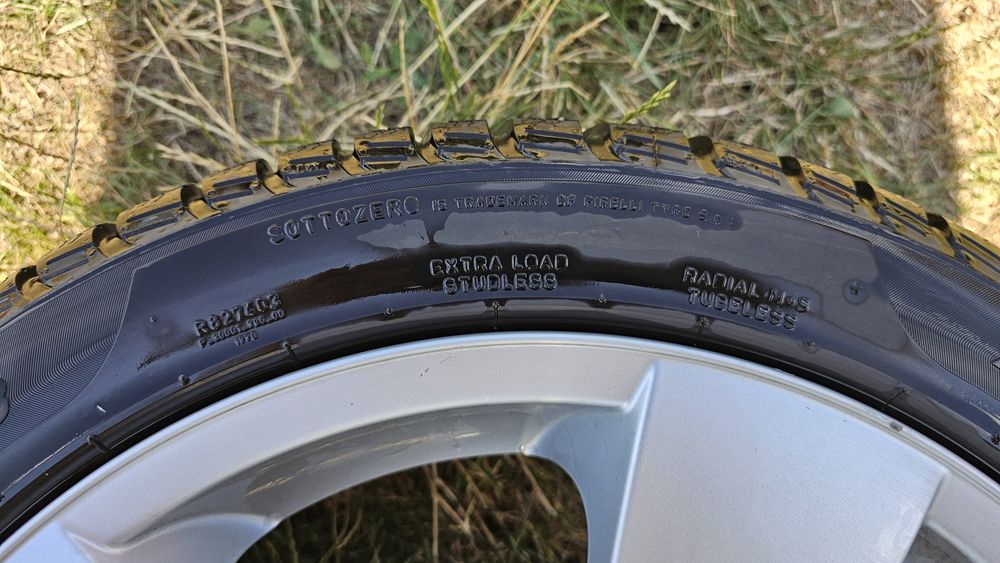 Cauciucuri iarna, Jante BMW cu 4 cauciucuri Pirelli SottoZero 3 Iarna