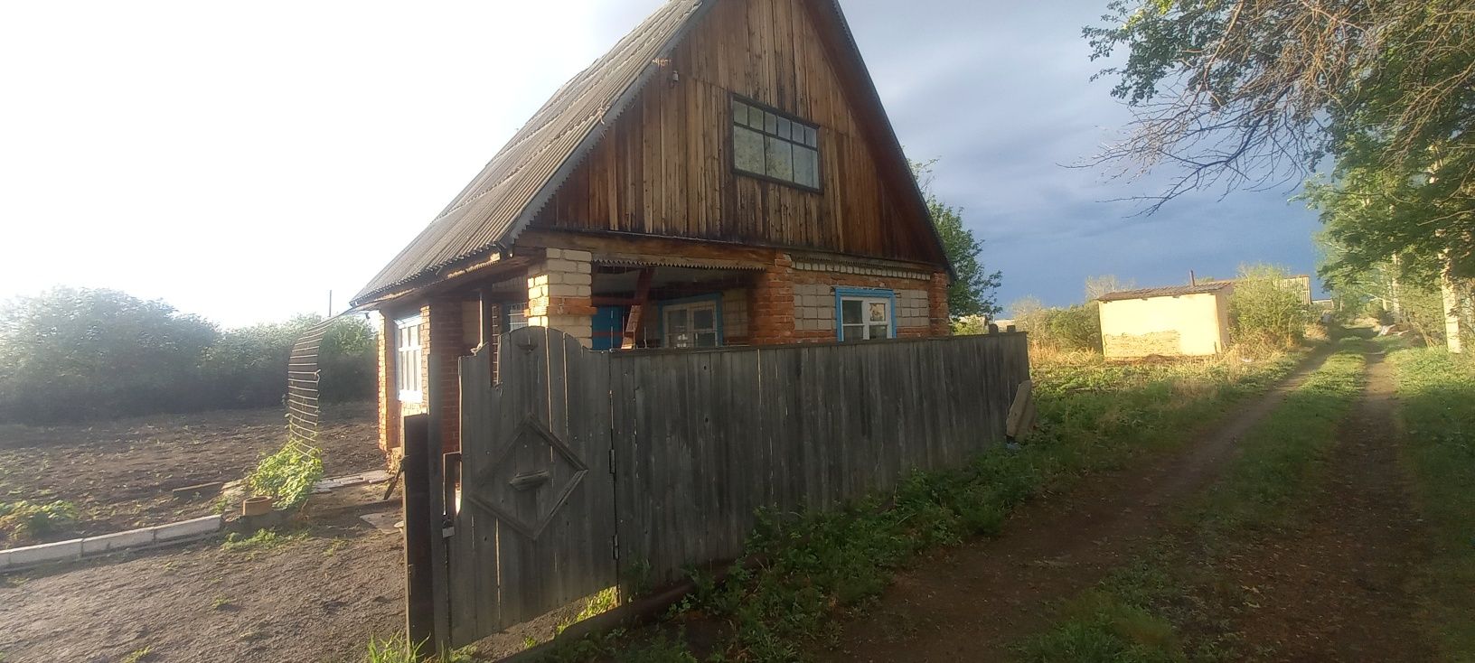 Дача. Зерендинская трасса последний поворот.