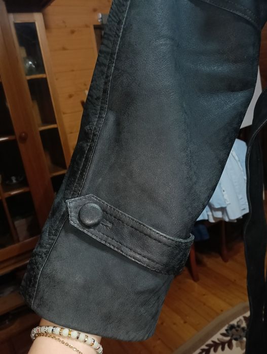 Pardesiu barbatesc superb piele Matrix