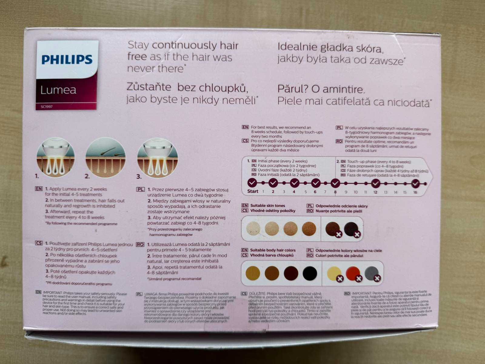 Фотоепилатор IPL Philips Lumea Advanced SC1997