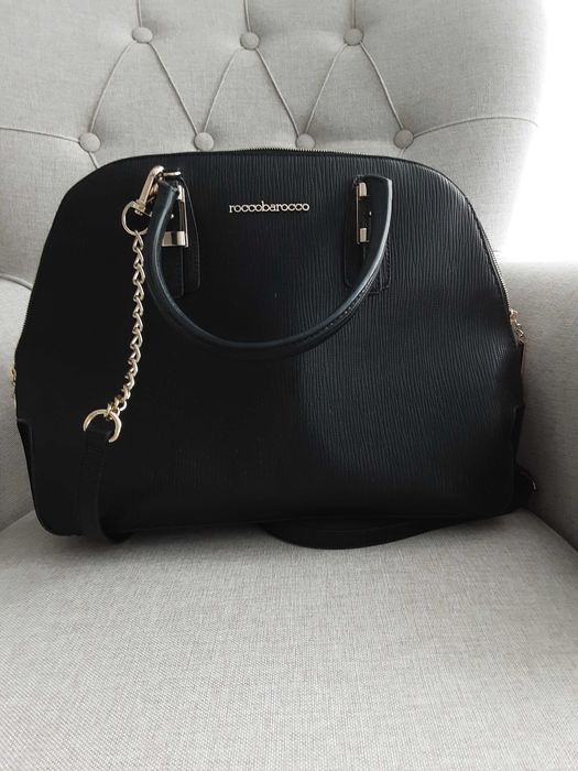 Дамска кожена чанта Roccobarocco